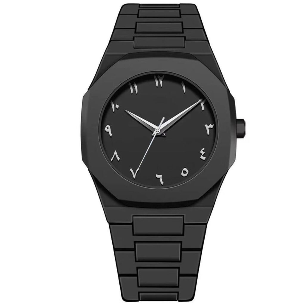 SCARTER Modern Arabic Numeral Watch with Polycarbonate Band, Octagonal Case, Analogue Display for Man | Formal & Casual Wear | Stylish Lightweight Design