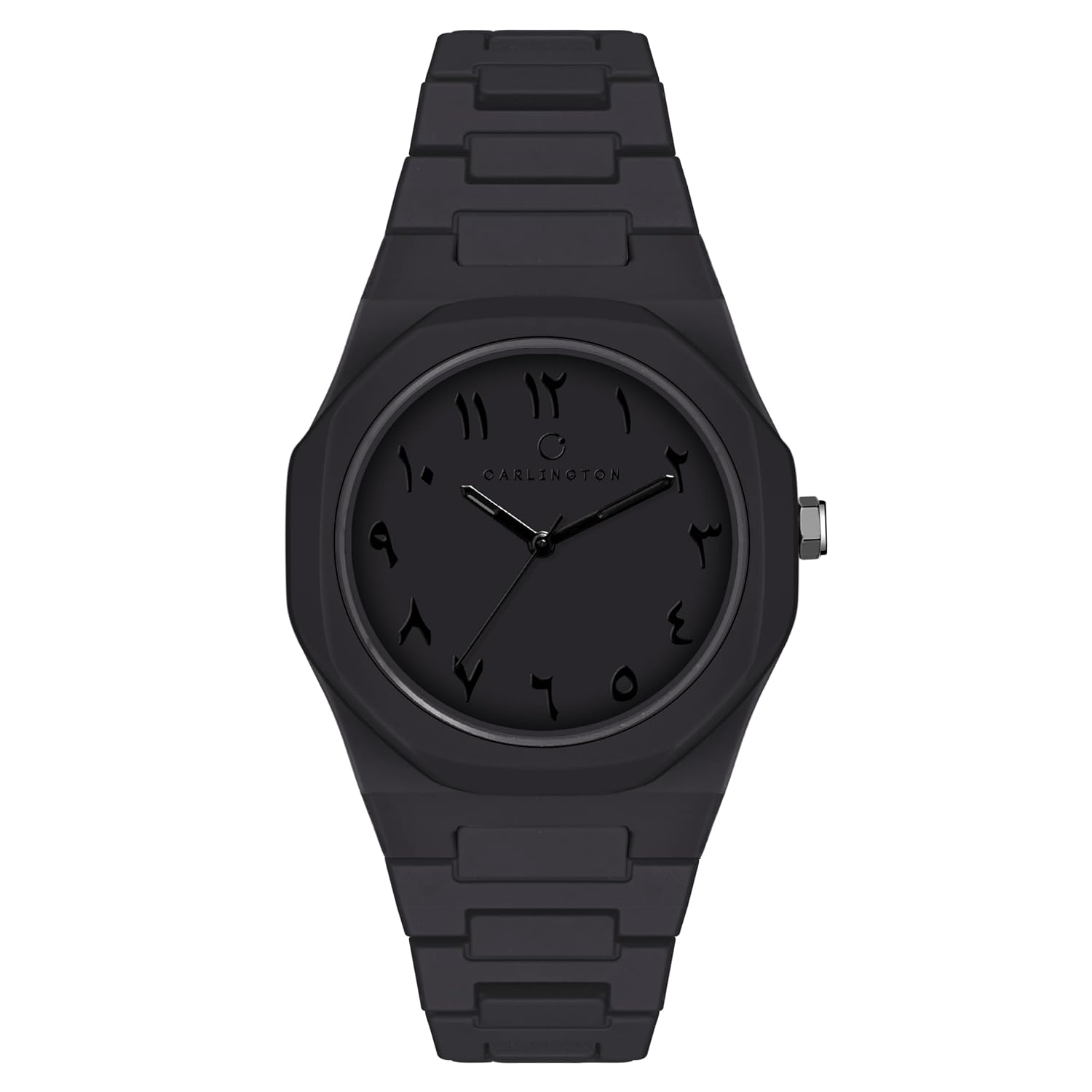 Carlington Premium Analog Men's Watch – Elegant Stainless Steel Chain Strap, Sleek Dial, Quartz Movement, Premium Gift Watch for Men - CT 9152 Black