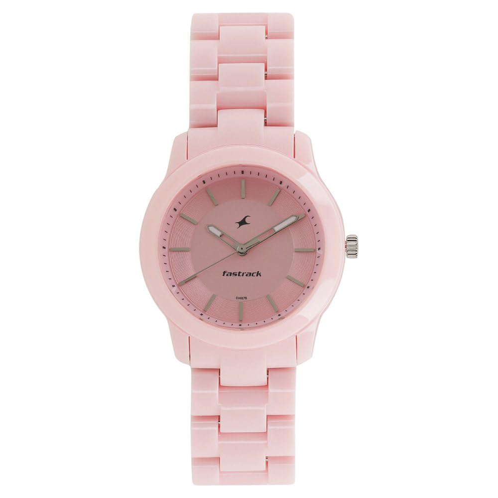 Fastrack Trendies Analog Pink Dial Women's Watch NM68006PP04/NN68006PP04