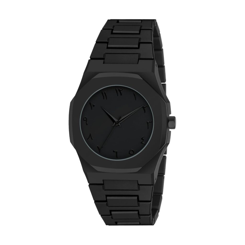Matrix Arabian | Aura Dial & Polycarbonate Strap Analog Watch for Men & Boys (Black)