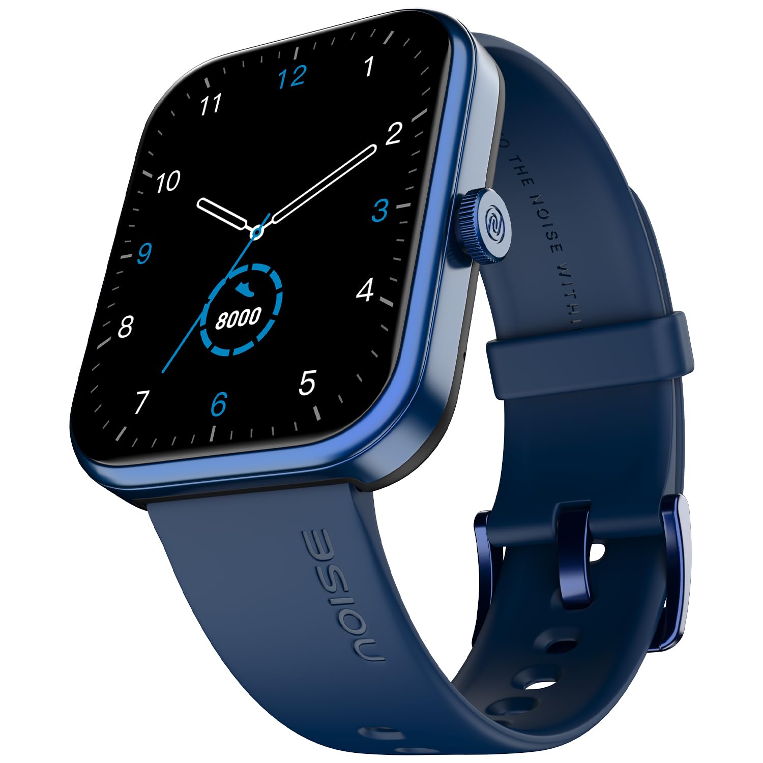 Noise Pulse 2 Max 1.85" Display, Bluetooth Calling Smart Watch, 10 Days Battery, 550 NITS Brightness, Smart DND, 100 Sports Modes, Smartwatch for Men and Women (Midnight Blue)