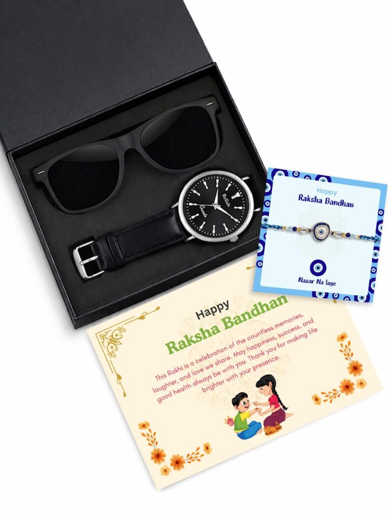 Relish Men Watch & Sunglasses Gift Pack