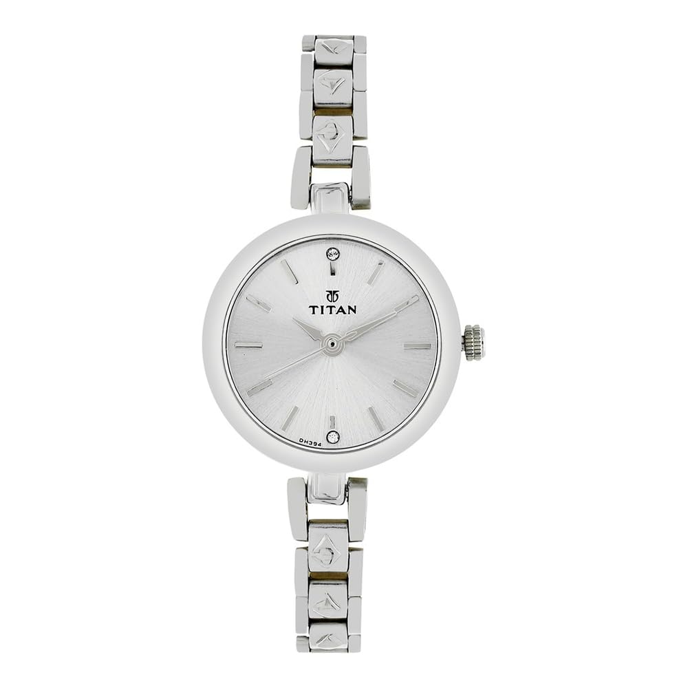 Titan Karishma Analog Silver Dial Women's Watch -NM2598SM01 / NL2598SM01