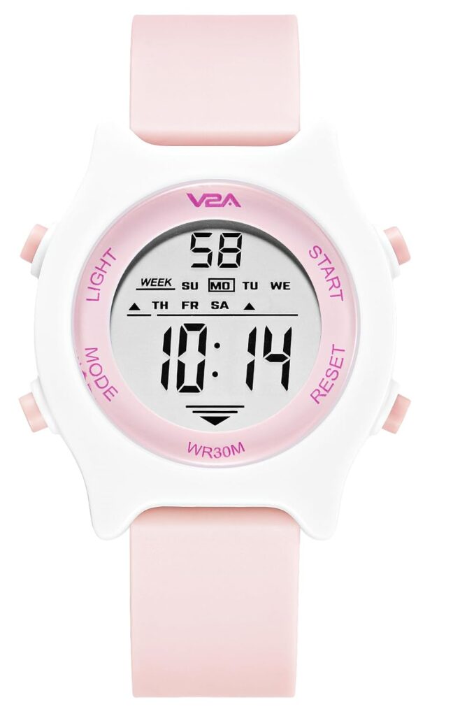 V2A Girls and Boys Kids Watch Gifts for Boys and Girls Age 4-13 for Multi-Functional 30 M Waterproof Digital Sports Watches for 4 5 6 7 8 Year Old Boy and Girls | Birthday Gift for Kids