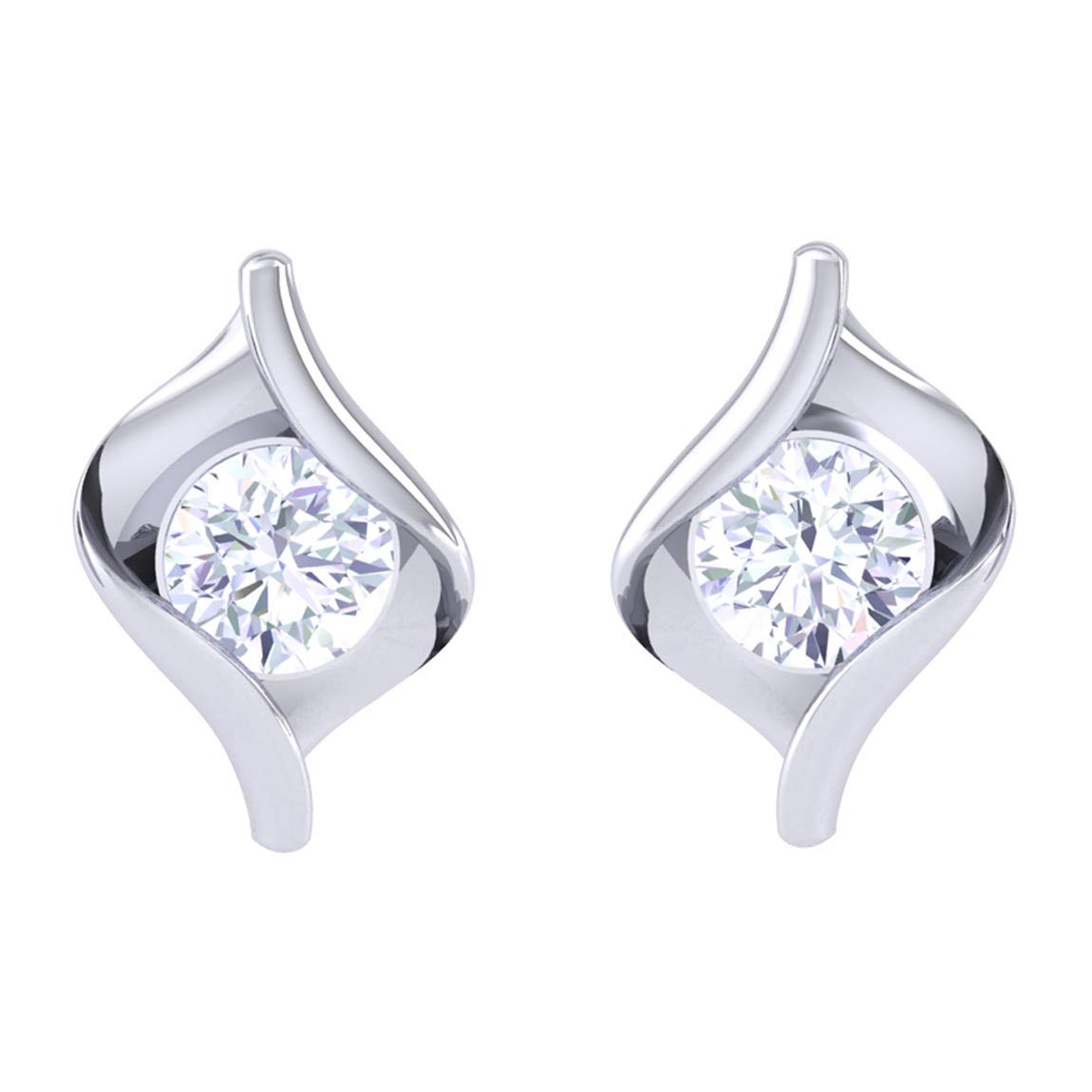 CLARA 925 Silver Mia Pendant Earrings Chain Bracelet Ring for Women & Girls