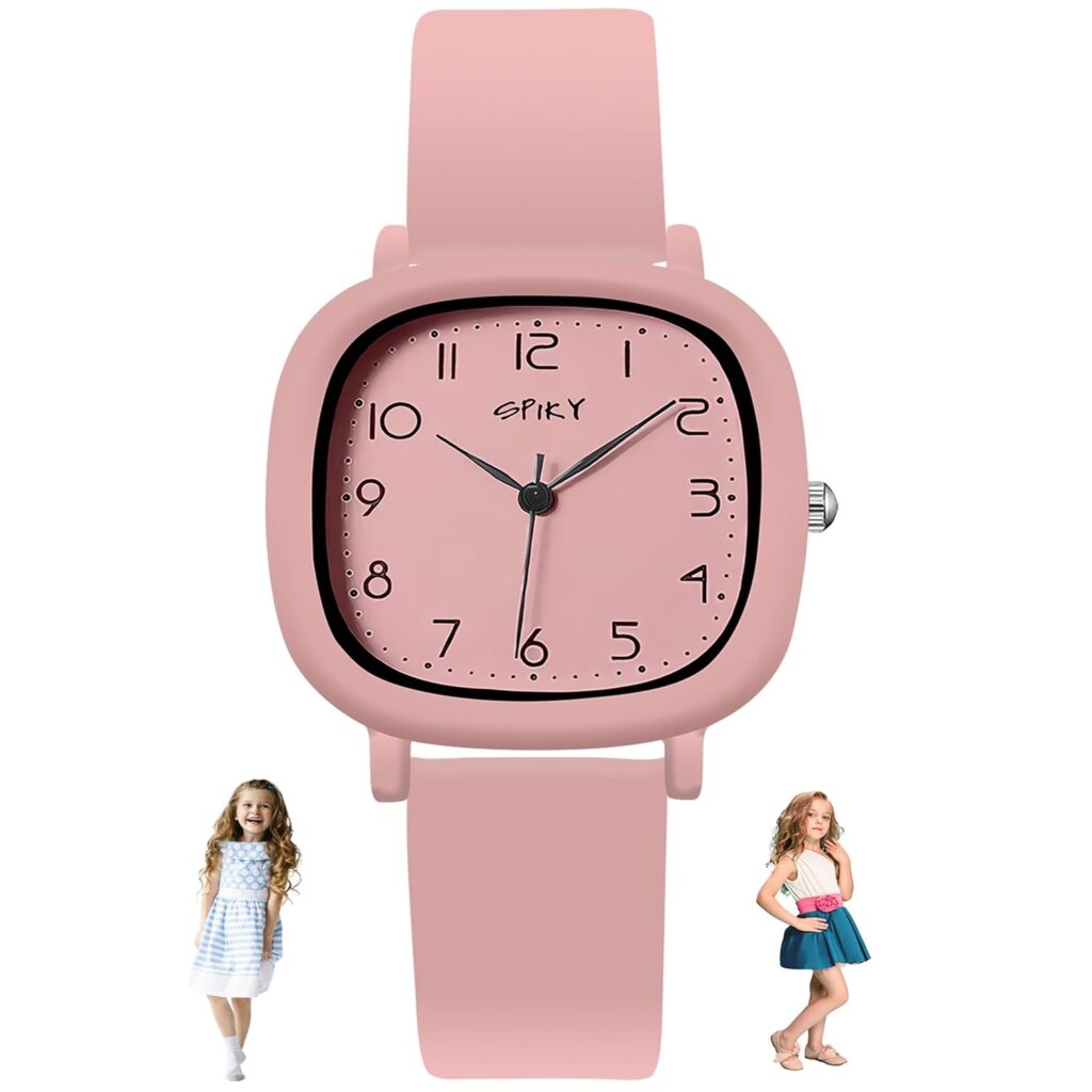 SPIKY Analog Watch for Kids | Water Resistant & Lightweight | Durable & Soft Silicone Strap | Unisex Best Birthday Gift | Casual Analogue Wrist Watches for Boys & Girls | Age 2-14 yrs