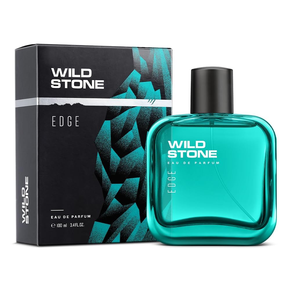 Wild Stone Edge Edp Premium Perfume For Men,100 Ml|Long-Lasting Eau De Parfum|Luxury Fragrances|Fragrance For Modern Lifestyle|Ideal Gift For Him|Premium Scent For Men